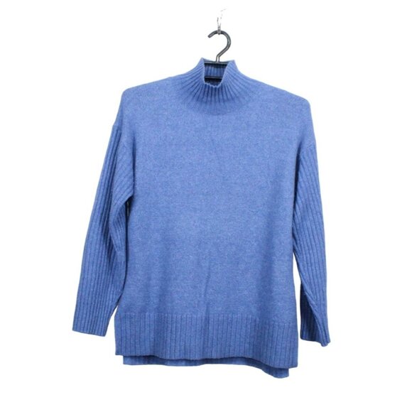 L.L.Bean Sweaters - LL Bean The Essential Sweater Knit Stretch Turtleneck Wool Blend Size M